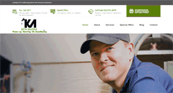 Desktop Screenshot of kmplumbingandheating.com